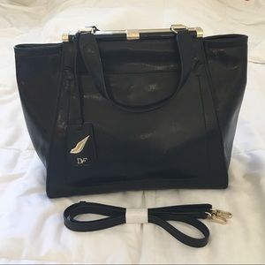 Diane Von Furstenberg Black Leather Bag